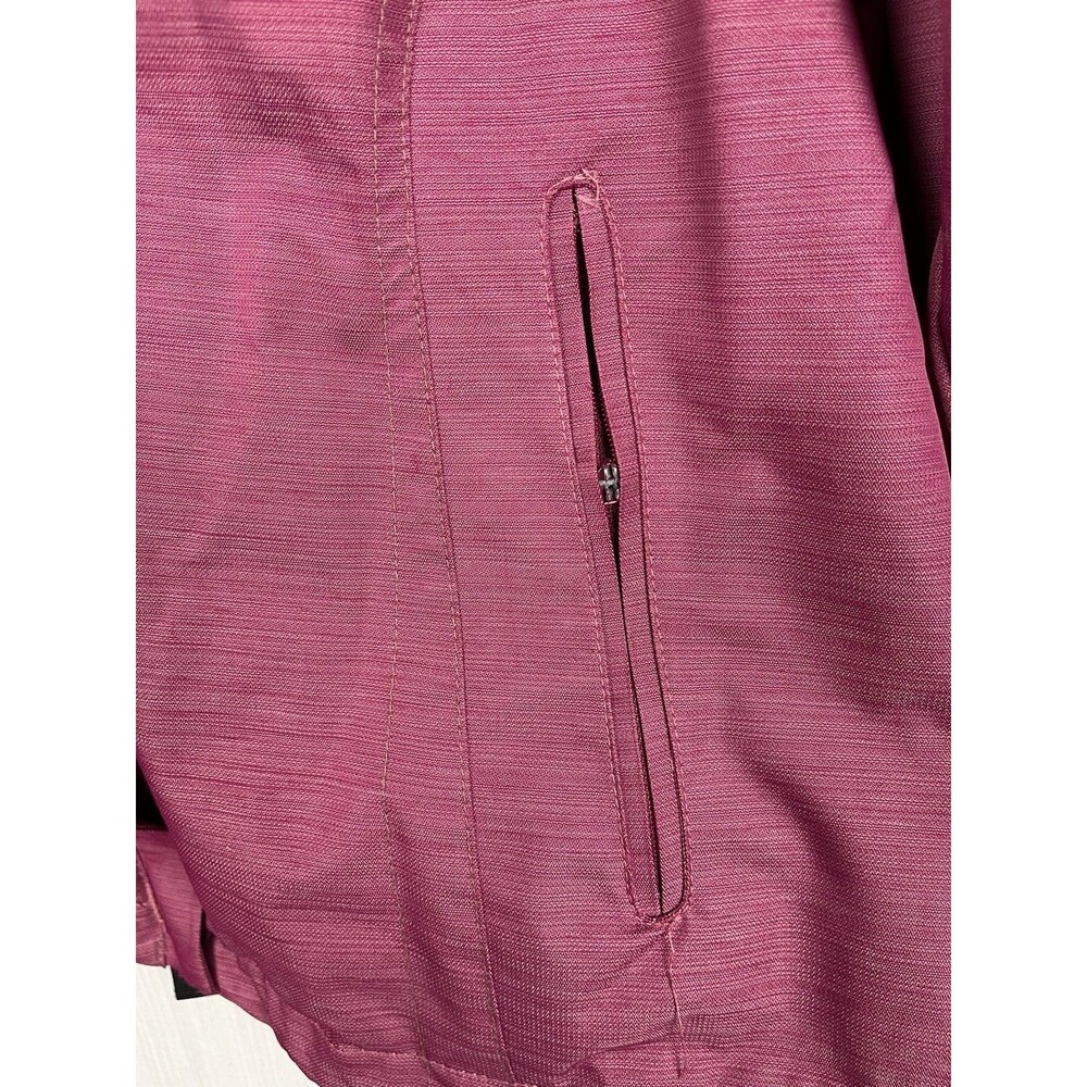 Columbia Interchange Omni-Tech‎ Hooded Jacket Magenta Womens L - Picture 12 of 12